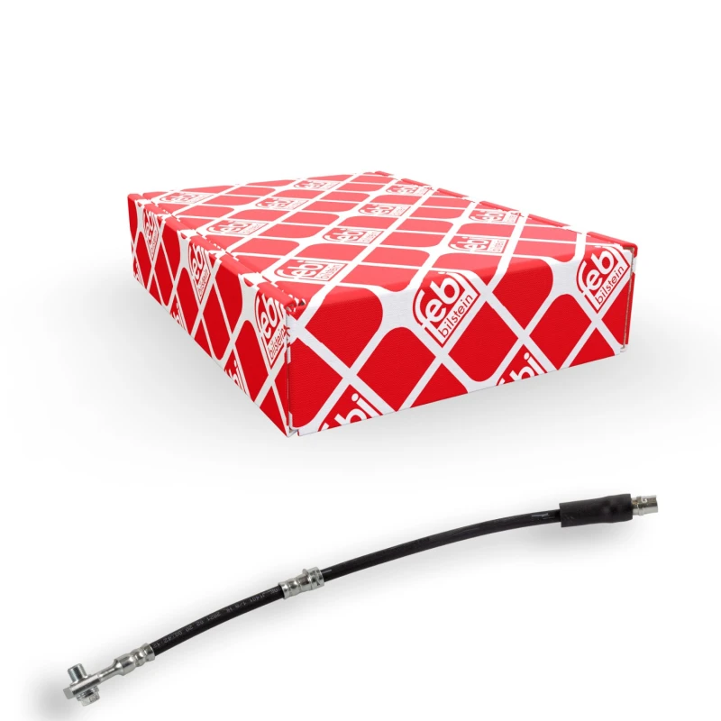 Image of FEBI BILSTEIN 174936 Brake Hose Front Axle Right, with banjo bolt Brake Hose (83)