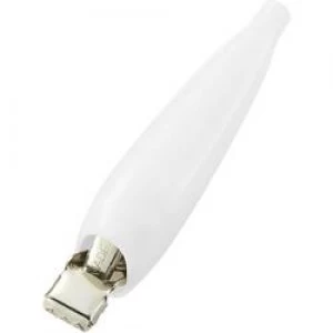 image of Alligator clip White Max. clamping range 4mm Length 68mm KSS