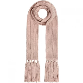 Maison De Nimes Ash knitted tassel scarf - Blush