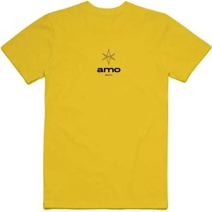 image of Bring Me The Horizon - Hexagram Amo Small Unisex Medium T-Shirt - Yellow