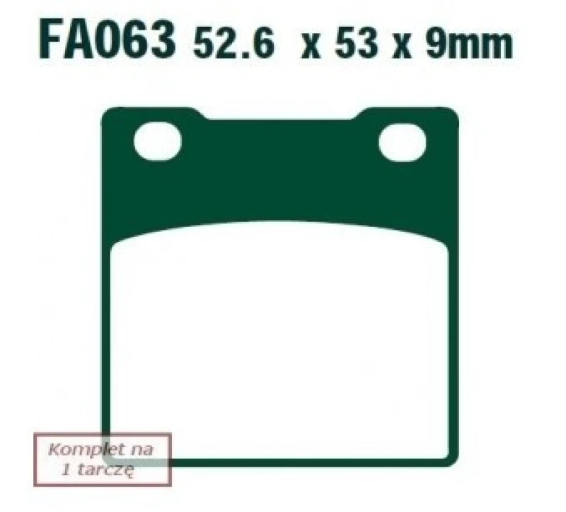 Image of EBC Brakes Brake pad set EBC Brakes FA063