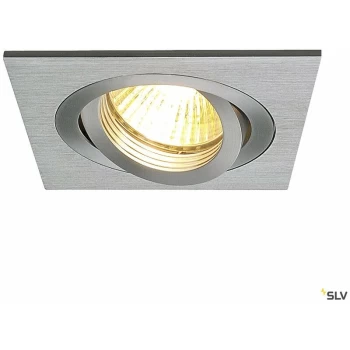Image of SLV - New Tria Indoor Light, Clip Spring Ceiling Light Socket Inside 9 x 9 x 11cm (W x D x H) Aluminium - Aluminium