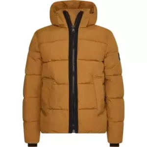 Image of Calvin Klein Crinkle Nylon Puffer Jacket - Beige