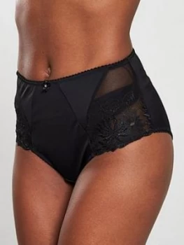 Image of Pour Moi St Tropez High Waist Deep Brief - Black, Size 10, Women
