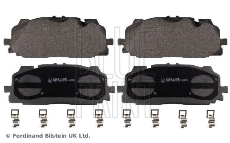 Image of Blue PRINT Brake pad set Blue PRINT ADBP420024