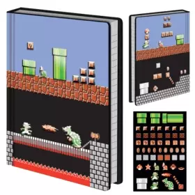 image of Nintendo A5 Super Mario Bros. Level Builder Magnetic Notebook