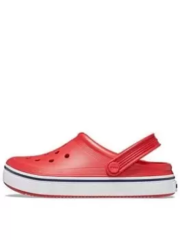 image of Crocs Crocband Clean Clog Toddler, Red, Size 10 Younger