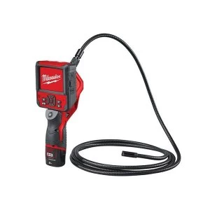 image of Milwaukee Power Tools M12I CAV3-201C Inspection Camera 12V 1 x 2.0Ah Li-ion