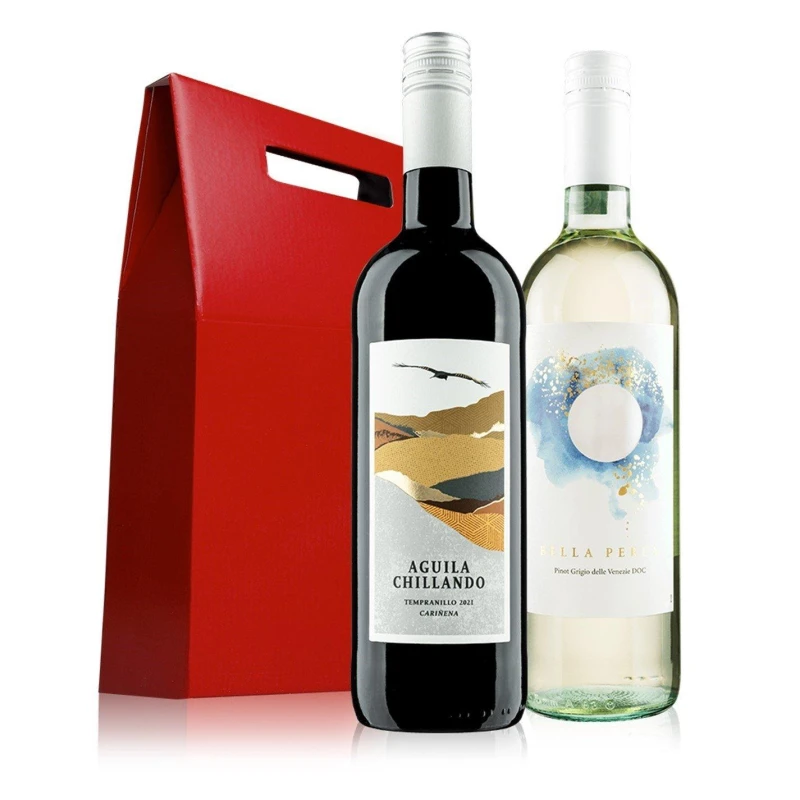 Image of Virgin Wines Must Have Mixed Duo in red gift box Multi unisex 2