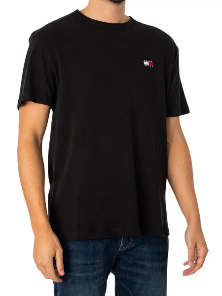 Image of Tommy Jeans Regular Badge T-Shirt Black S