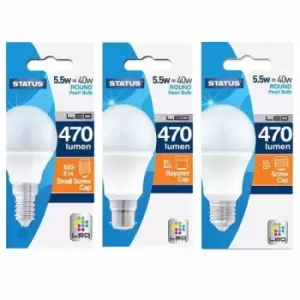 Image of Status 5.5W LED Golf Ball Bulb - Bayonet Cap