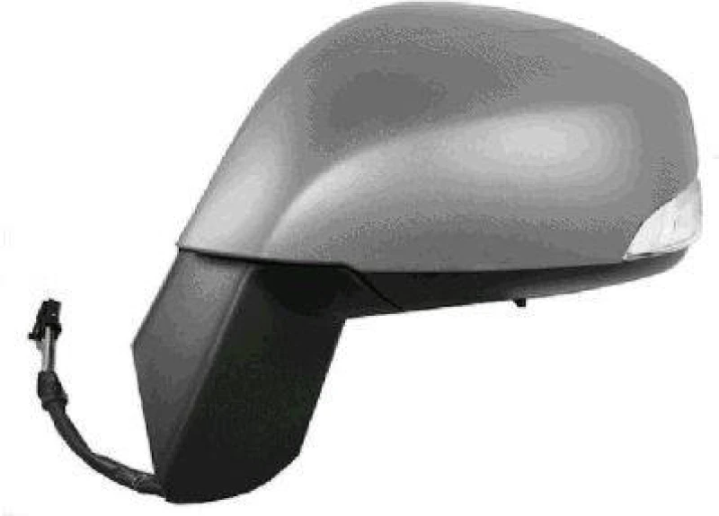 Image of VAN WEZEL 4380817 Wing mirror * HAGUS * Left, with temperature sensor, primed Outside Mirror (50)