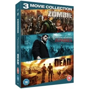 Image of Zombie Triple Pack Zombie Apocalypse / Abraham Lincoln vs. Zombies / The Dead