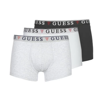 image of Guess U97G01-JR003-F019 mens Boxer shorts in Black - Sizes XXL,S,M,L,XL