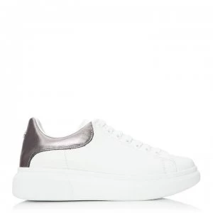 Image of M by Moda Chunky Britt Trainers - WHT/PEW