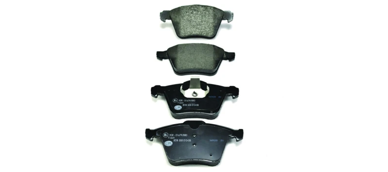 Image of HELLA Brake pad set HELLA 8DB 355 013-001