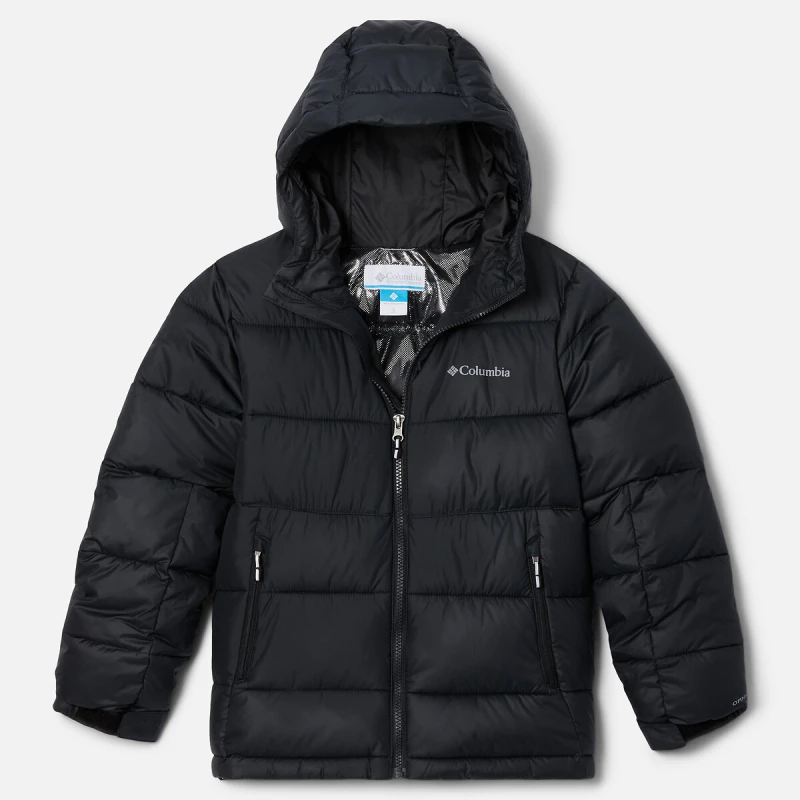 Image of Columbia Hooded Padded Jacket Black Baby 8/9Y (126 to 132CM);10/11Y (138 to 144CM);14/16Y (162 to 174CM)