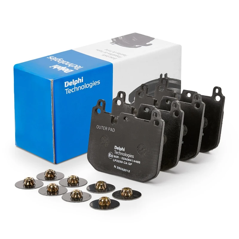 Image of DELPHI Brake pad set DELPHI LP3259