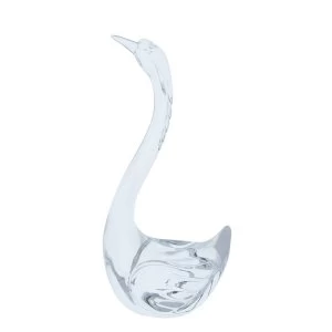 image of Acrylic Swan Clear Ornament