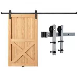 Image of VEVOR 10FT Sliding Barn Door Hardware Closet Track Kit for Single Door I Hanger
