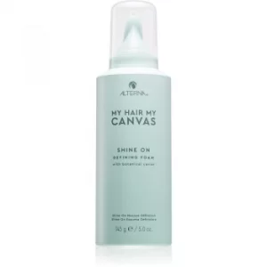 Image of Alterna My Hair My Canvas Shine On Luxury Volumising Mousse for Definition and Shape 145 g