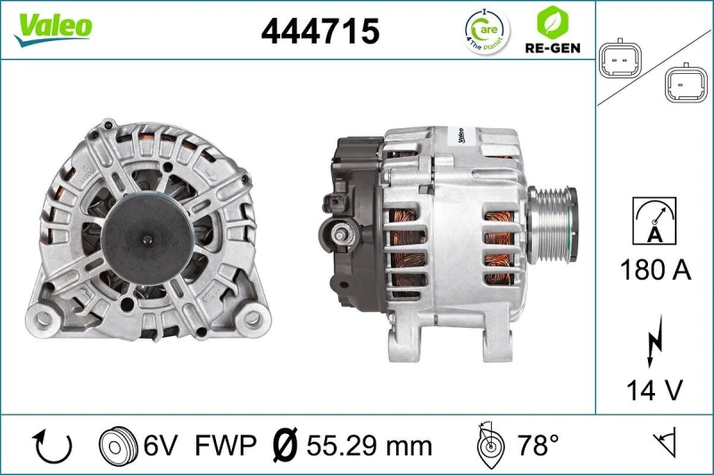 Image of Alternator VALEO 444715