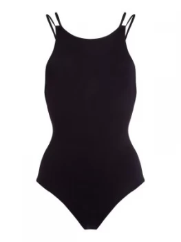Image of French Connection Cross back swimsuit Black