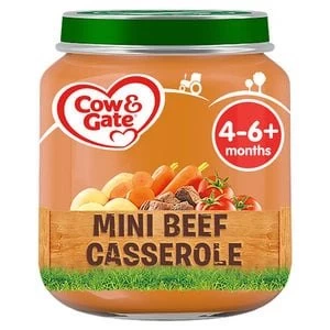 image of Cow & Gate Mini Beef Casserole Jar from 6m+ 125g