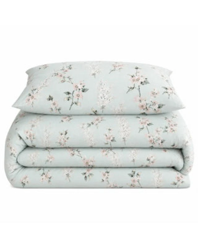 Image of Sweet Dreams Florelle Pink Sienna Floral Blossoms Duvet Cover And Pillowcase Set Single