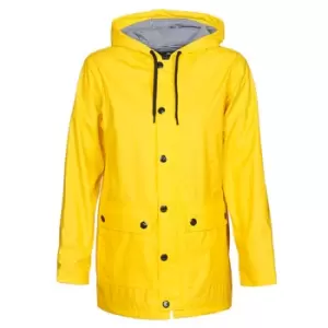 image of Petit Bateau FIRE womens Parka in Yellow - Sizes S,M,L,XL,XS