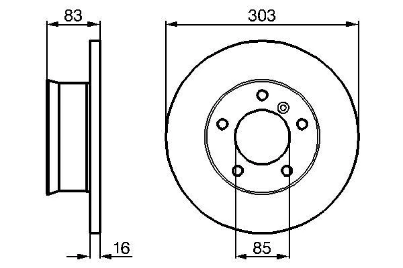 Image of Brake disc Bosch 0 986 478 189