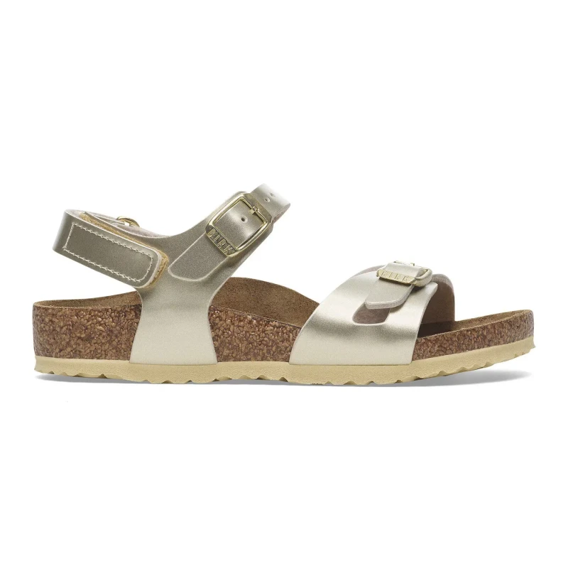 Image of Birkenstock Wedge sandals for girls Birkenstock Rio AS Marron Female 35