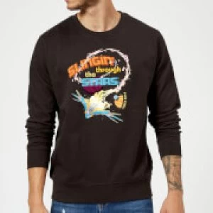 Image of Marvel Guardians Of The Galaxy Milano Stars Sweatshirt - Black - 5XL