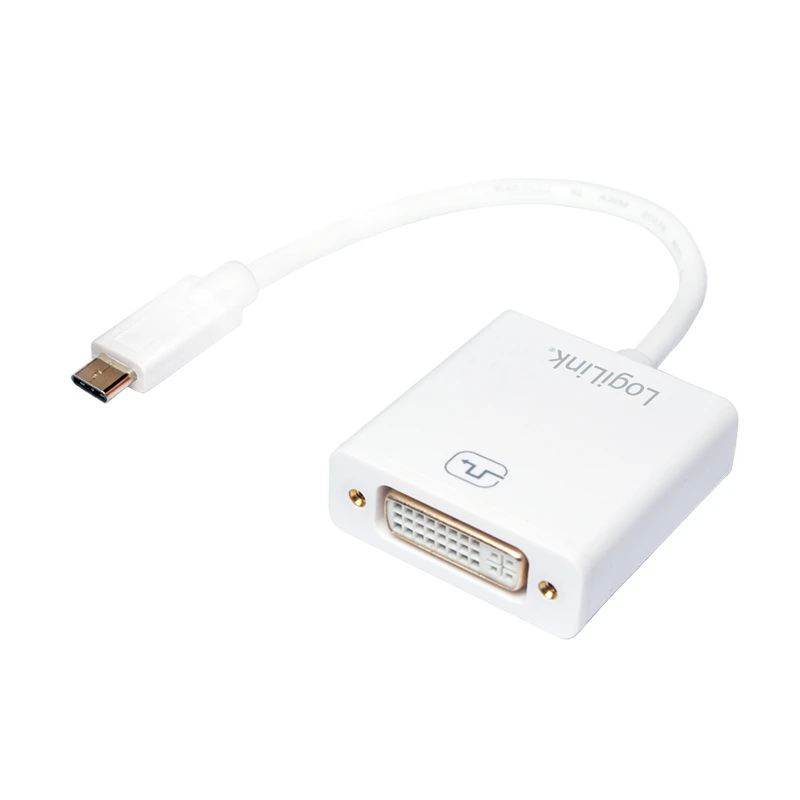 Image of LogiLink UA0245A video cable adapter 0.14 m DVI USB Type-A White