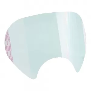 3M 6885 Peel Off Visor Covers White Pack 25 - main image