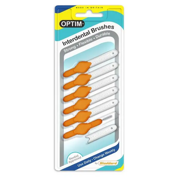 image of Icon Optim 0.45mm Orange Interdental Brushes 6Pcs