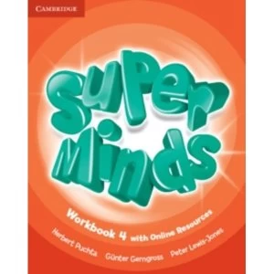 Image of Super Minds Level 4 Workbook with Online Resources