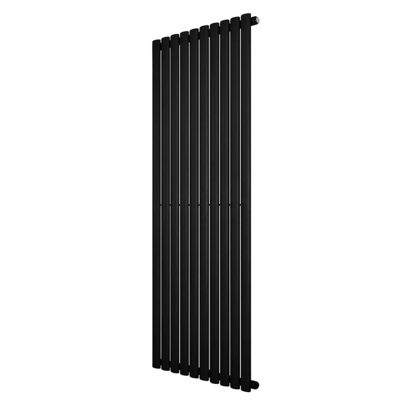 Image of Monstershop Oval Single Column Radiator - 1600 x 600mm - Black Unisex