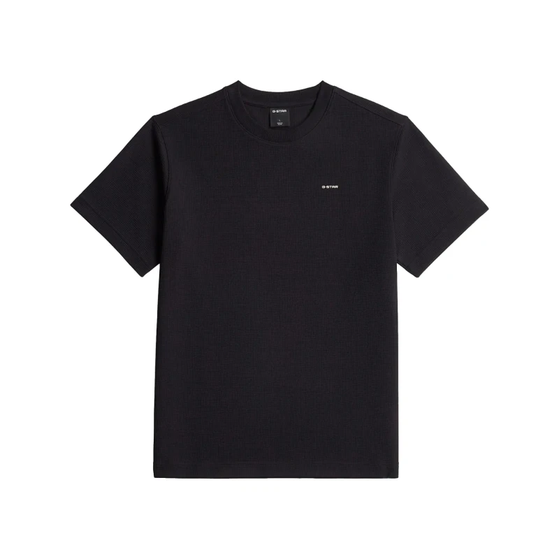 Image of G-Star Structured T-Shirt G-Star True Noir Male XL