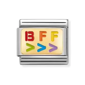 image of Nomination Classic Gold BFF Right Arrow Charm