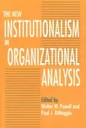 Image of new institutionalism in organizational analysis