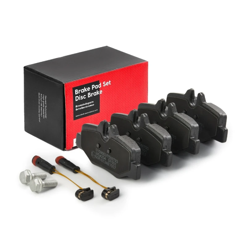 Image of STARK SKBP-0010098 Brake pad set Rear Axle, incl. wear warning contact Brake Pad Set,disc brake (402)