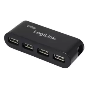 image of LogiLink UA0085 interface hub 480 Mbps Black