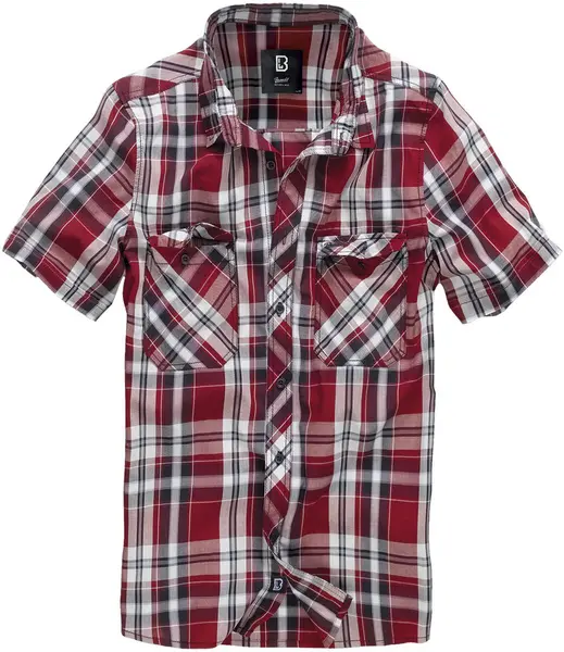 Image of Brandit Roadstar Short-sleeved Shirt red Black white L Men