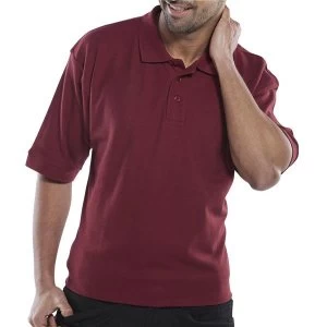 Image of Click Workwear Polo Shirt 200gsm XL Burgundy Ref CLPKSBUXL Up to 3 Day