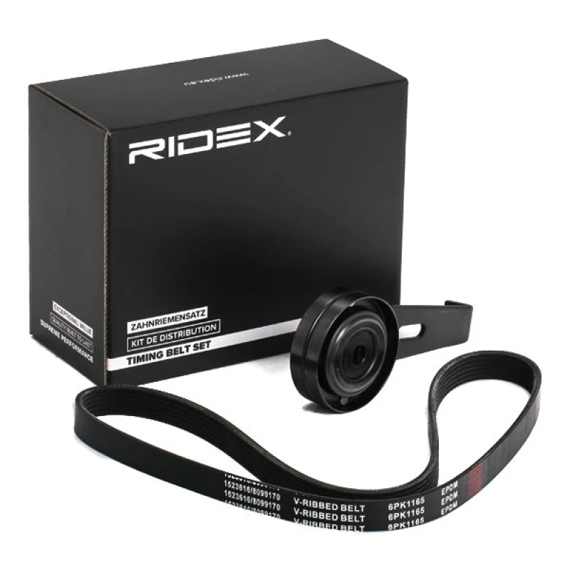 Image of RIDEX 542R1047 V-ribbed belt set V-Ribbed Belt Set (542)