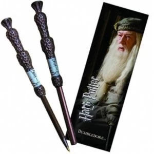 image of Harry Potter Dumbledore pen and bookmark set