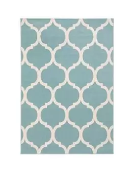 Image of Creation Mint Trellis Rug 160X230