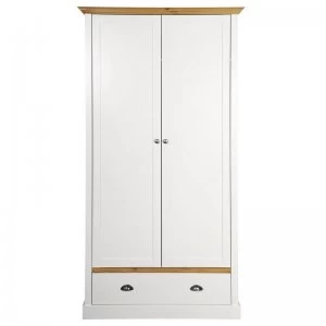 Sandringham 2 Door 1 Drawer Wardrobe