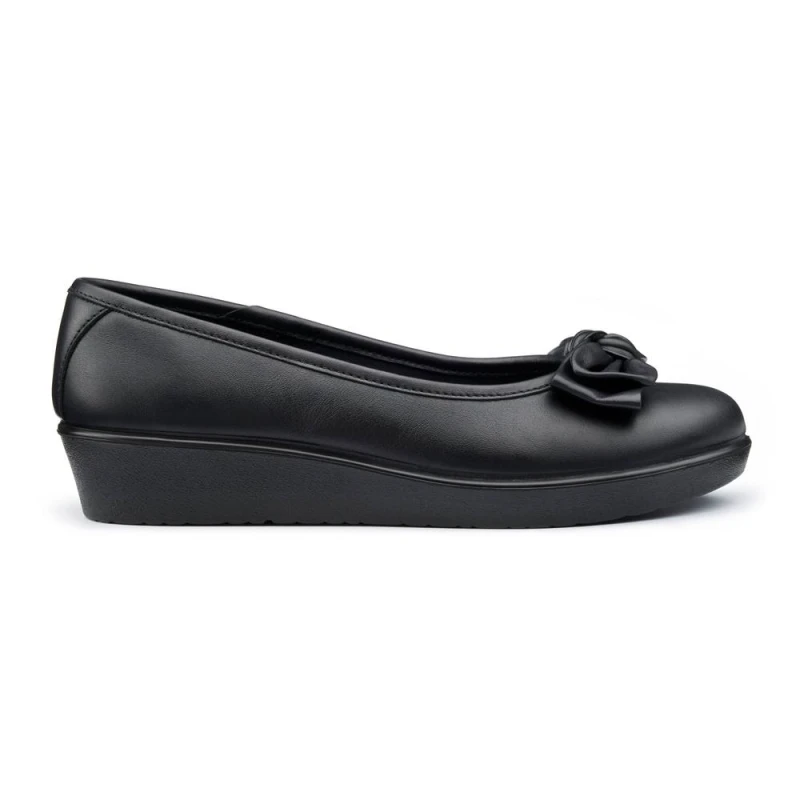 Image of Hotter 'Jade' Wedge Pumps Black
